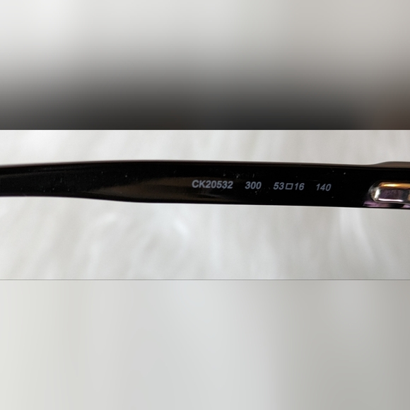 EUC Calvin Klein CK20532 glasses in Crystal Bistro Green full frame rectangular - Picture 6 of 14